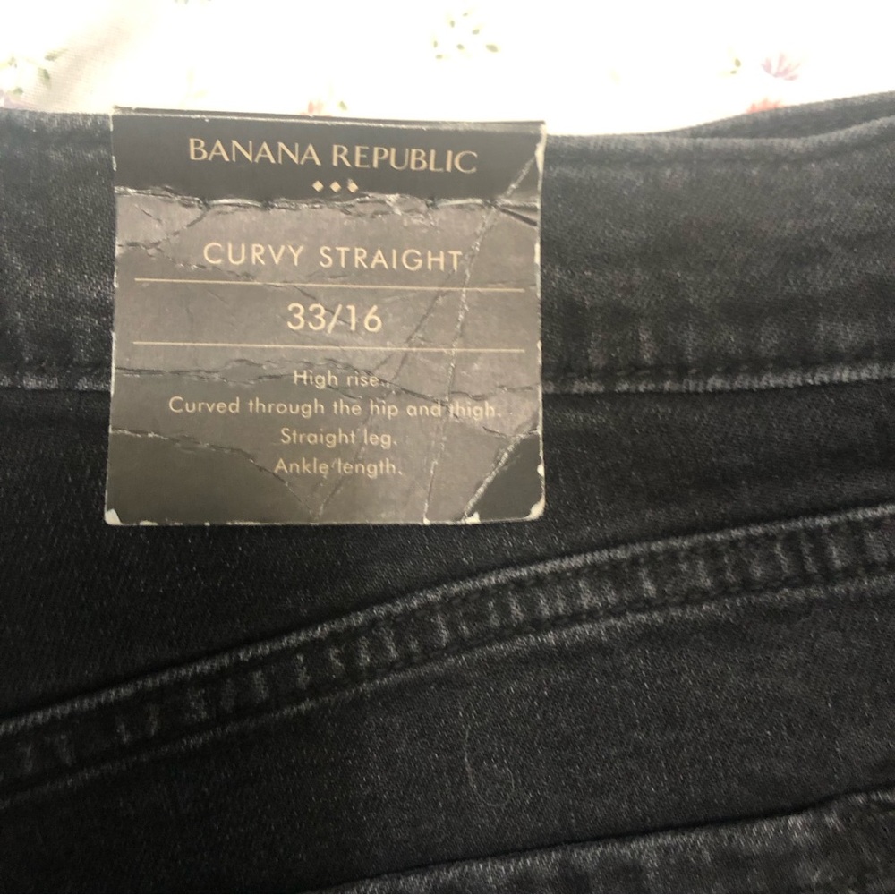 Banana Republic Curvy Straight High Rise Jeans